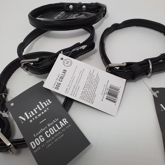 Martha Stewart Black Dog Collar NWT - Picture 11 of 11